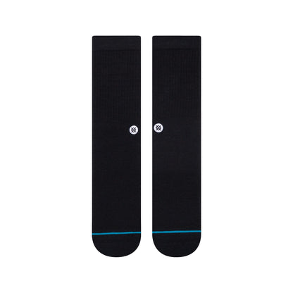 Stance Icon Mixed Socks [6 Pack] (Medium, Black)