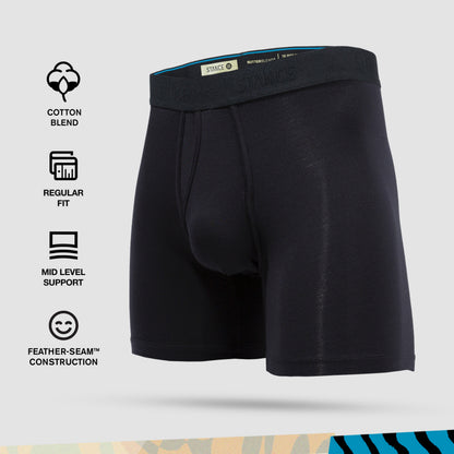 Stance Regulation Boxer Brief (Large, Black)