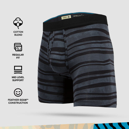Stance Drake Boxer Brief (X-Large, Charcoal)