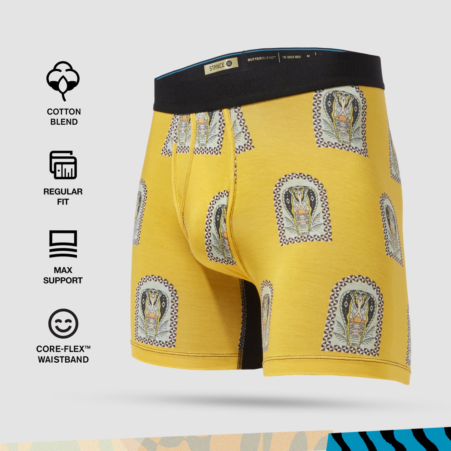 Stance Venom Sets Boxer Brief (Small, Yellow)