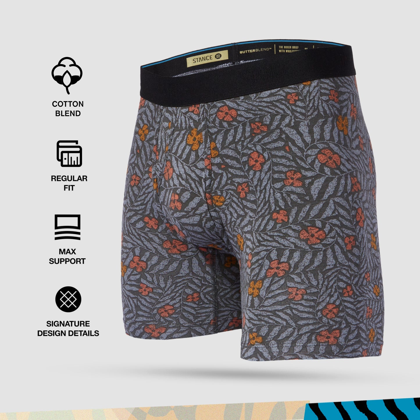 Stance Innerlop Boxer Brief (Small, Blue)