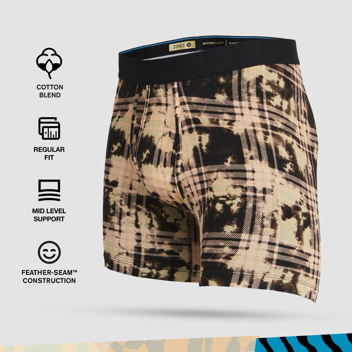 Stance Calcify Boxer Brief (X-Large, Olive)