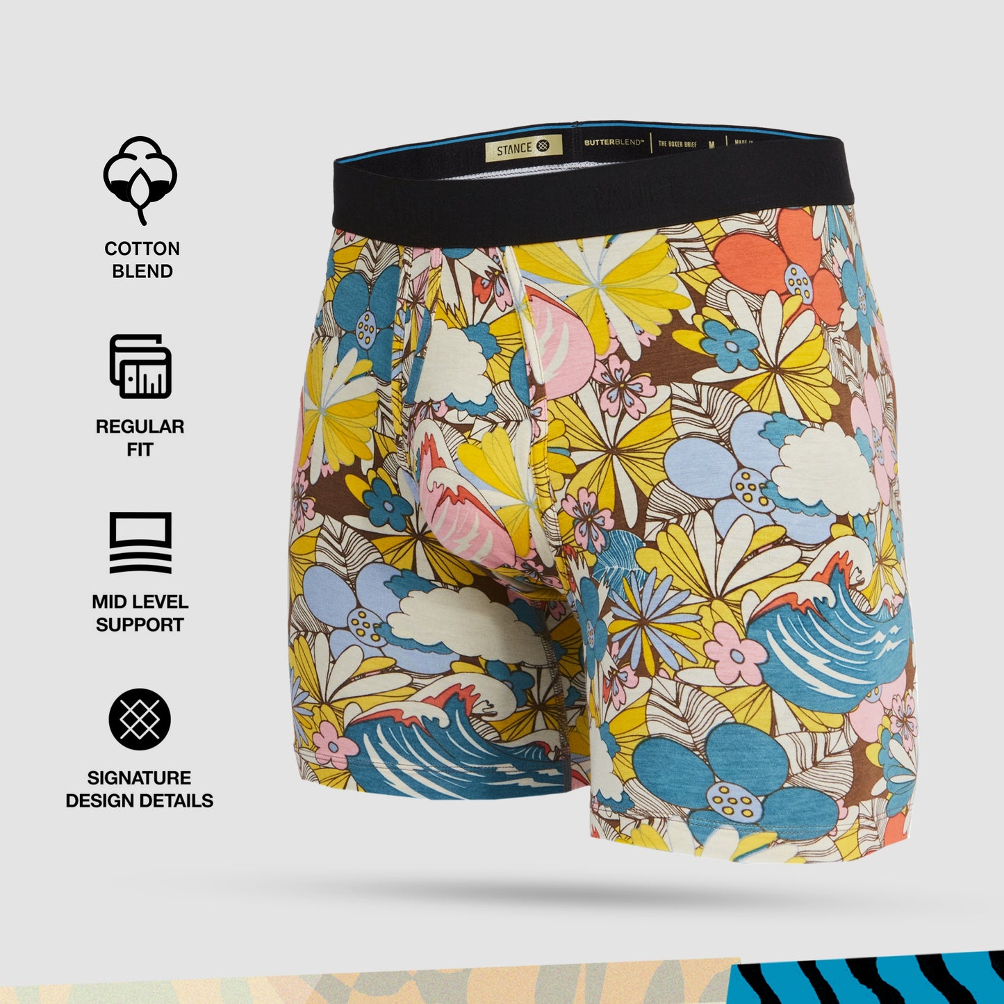 Stance Cloud Cover Boxer Brief (Small, Pink)