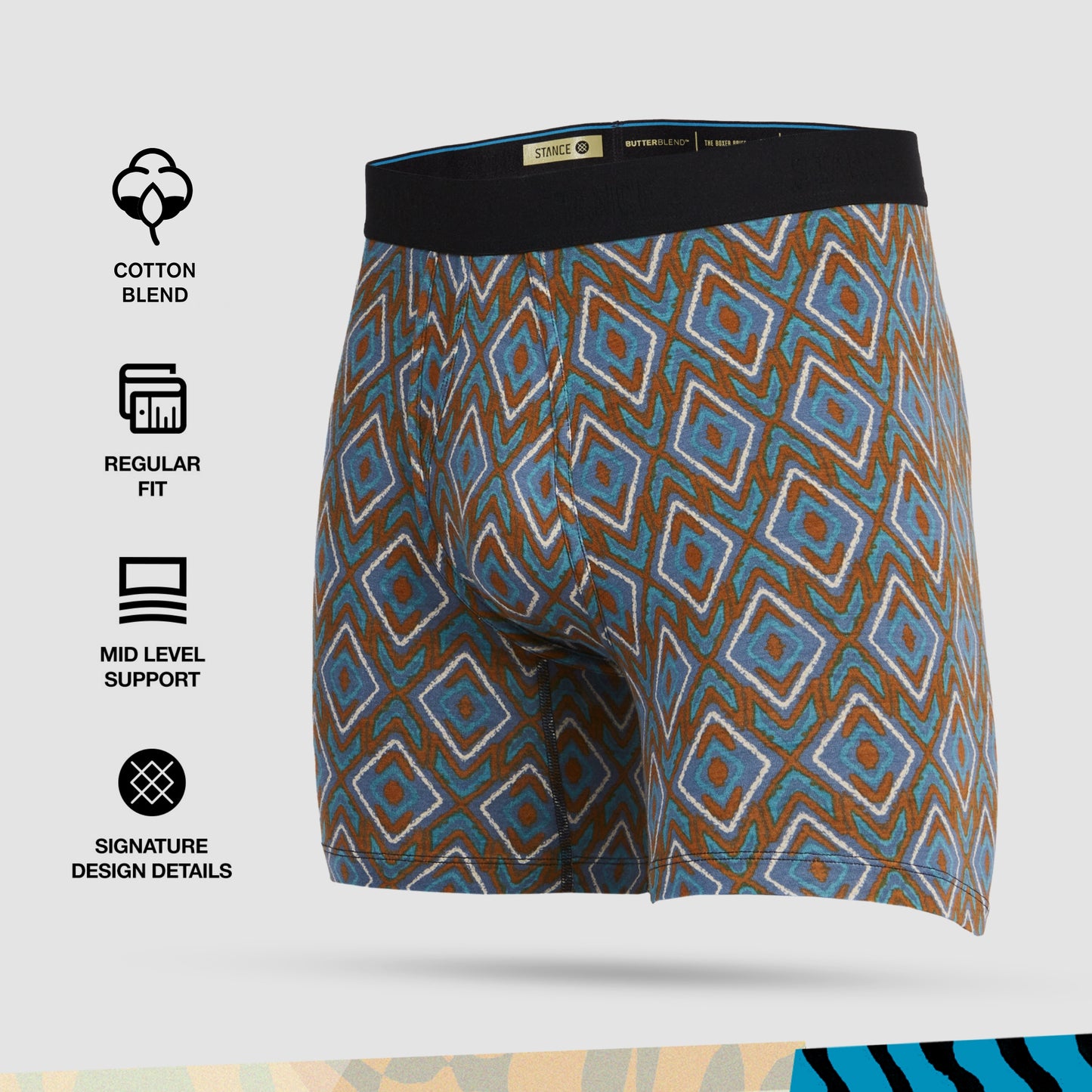 Stance Takawitz Boxer Brief (X-Large, Stone)