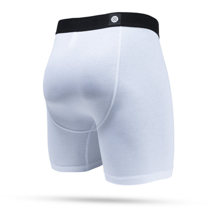 Stance Standard 6in Boxer Brief (Small, White)