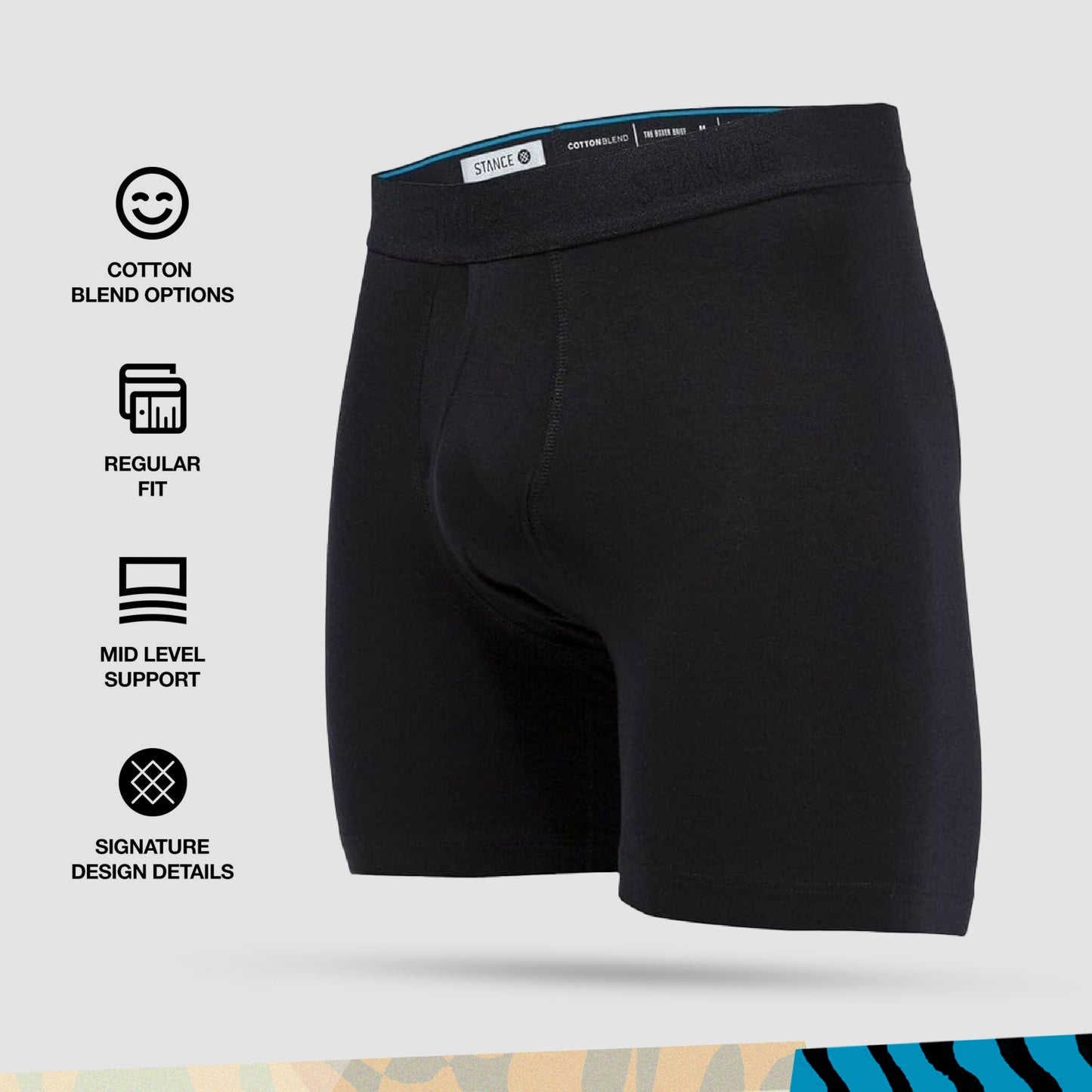 Stance OG Boxer Brief (Large, Black)