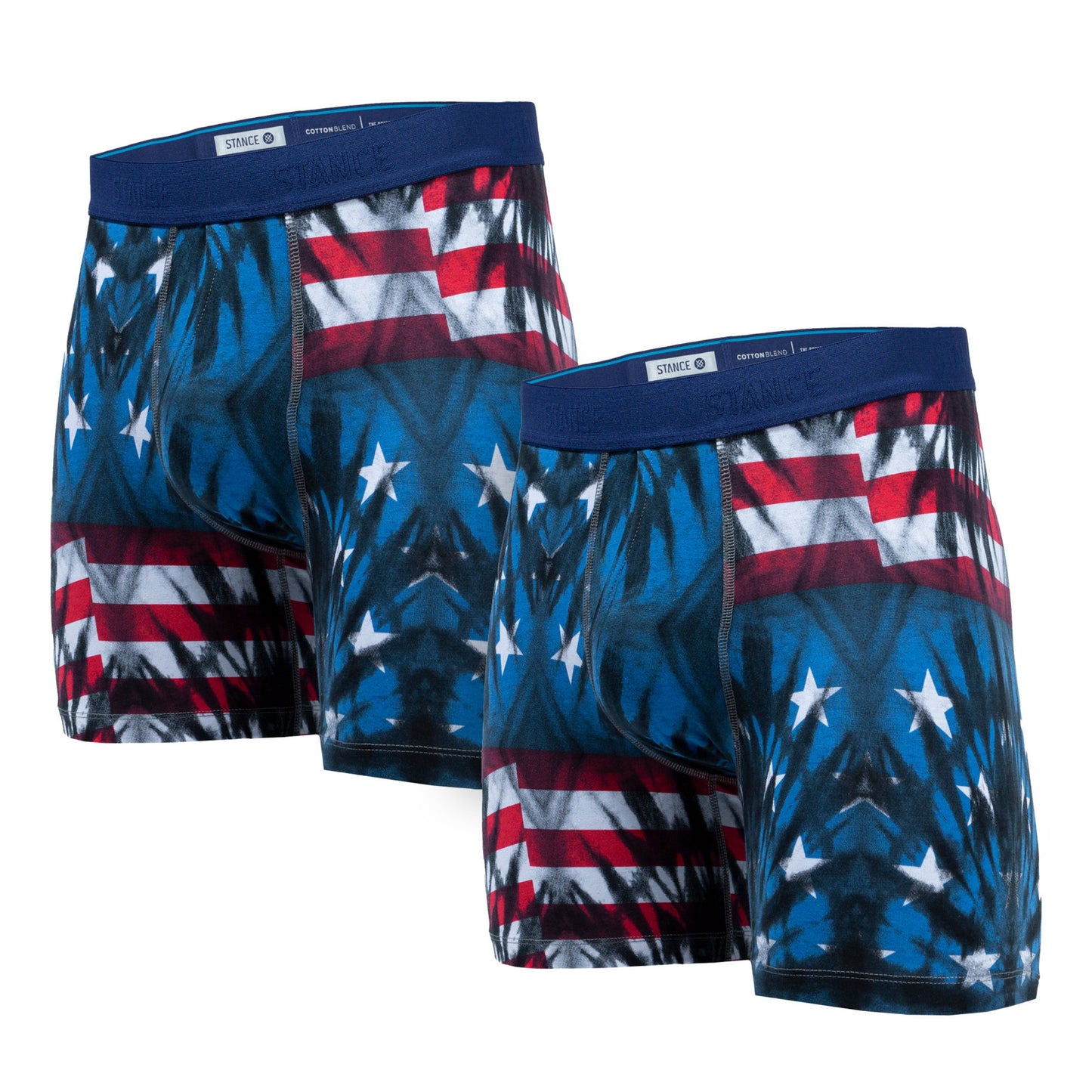 Stance Banner Boxer Brief [2 Pack] (Medium, Blue)