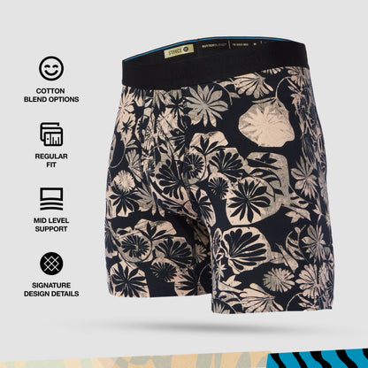 Stance Scratchboard Boxer Brief (Small, Black)