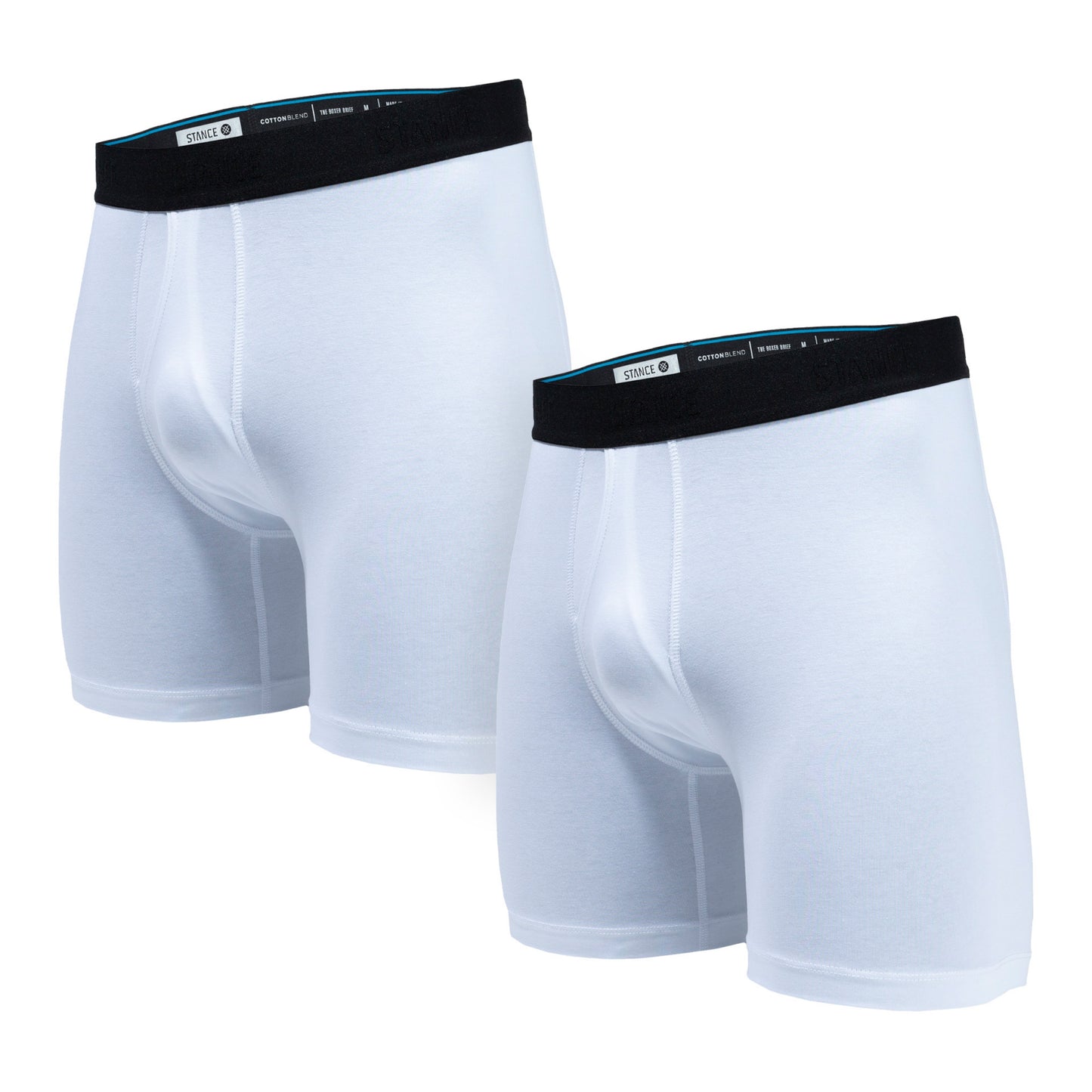Stance Standard Boxer Brief [2 Pack] (Small, White)