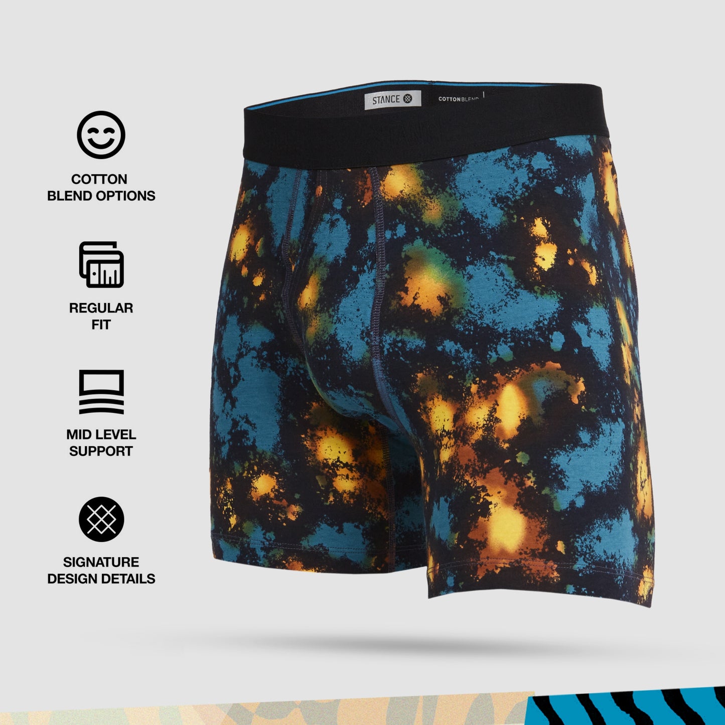 Stance Resistor Boxer Brief (Small, Teal)
