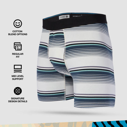 Stance Coastal Boxer Brief (Small, Offwhite)
