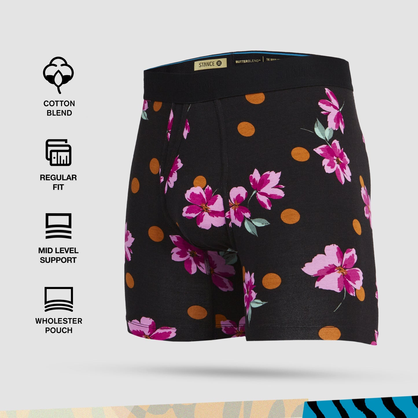 Stance Slotted Wholester (Small, Black)