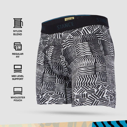 Stance Crosshatch Wholester (Large, Black)