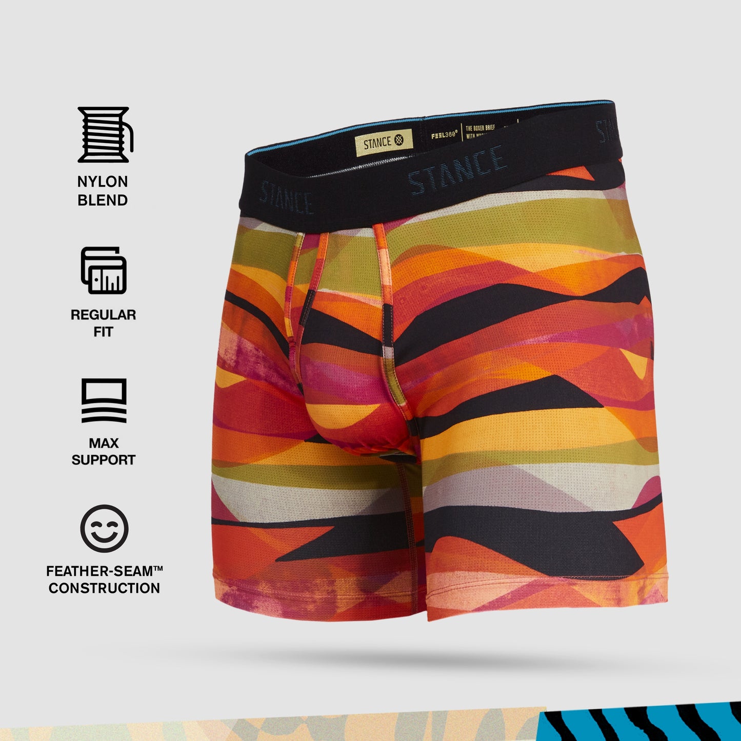 Stance Faux Real Wholester (Medium, Multi)