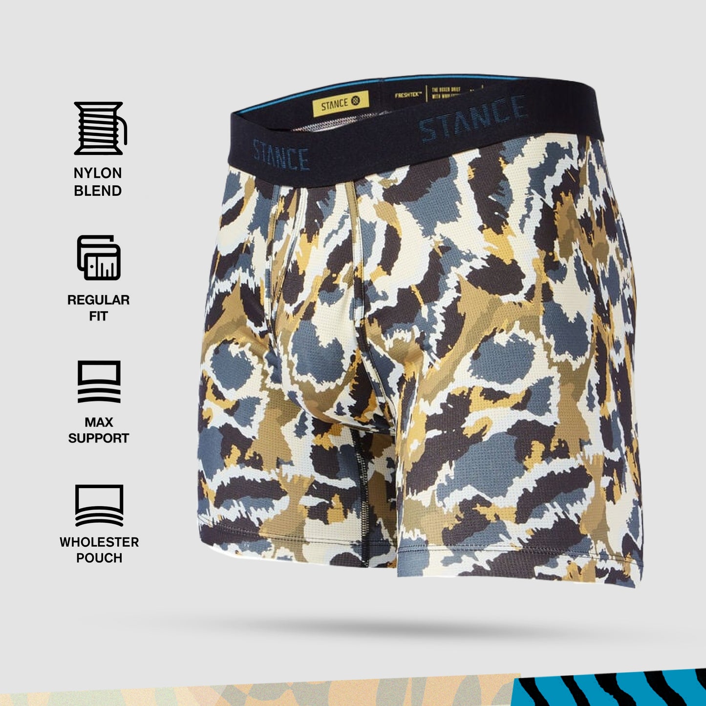 Stance Tigerflauge Wholester (Medium, Green)