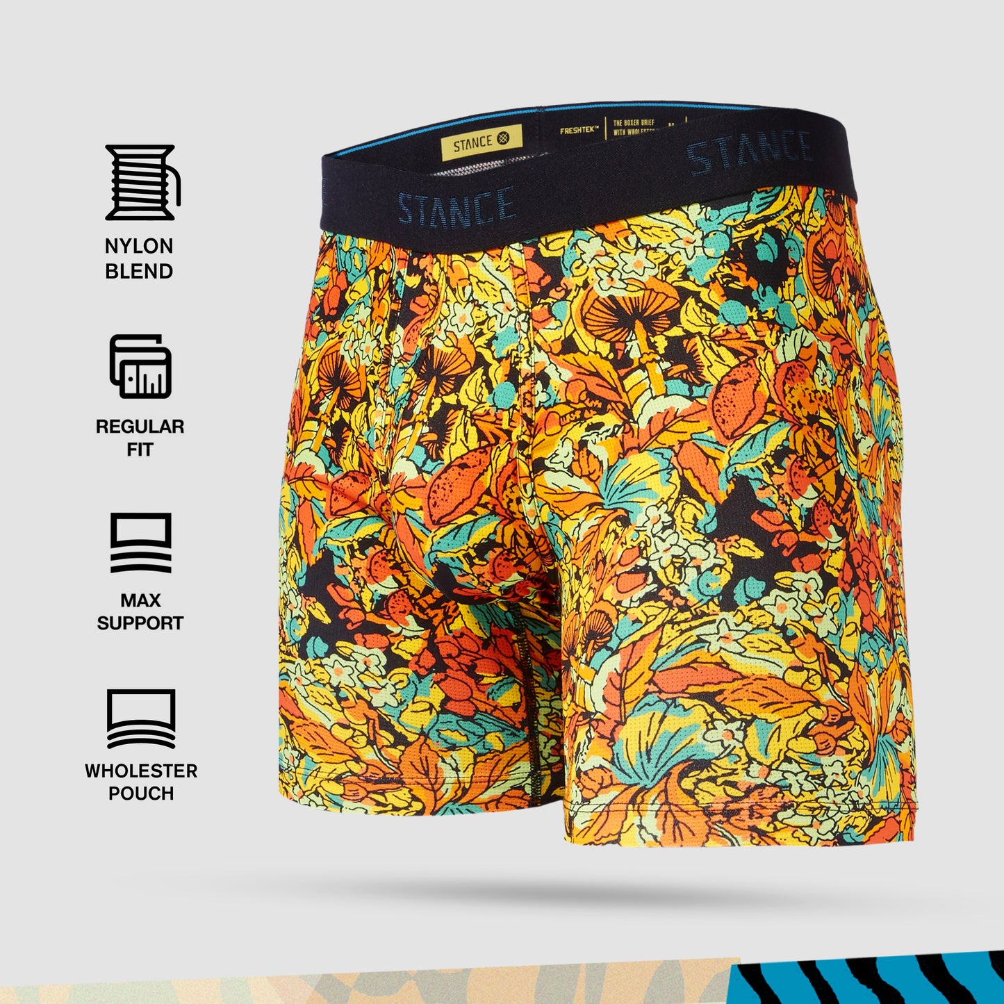 Stance Whipple Bottom Wholester (Small, Orange)