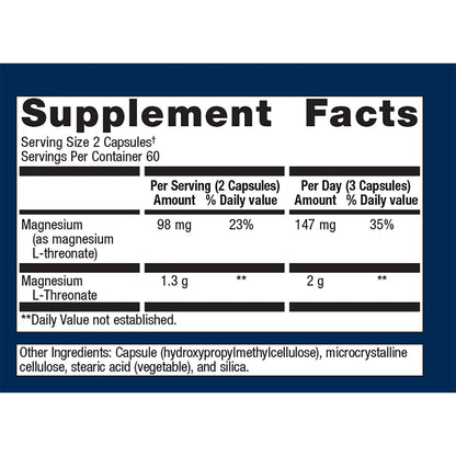 Metagenics Mag L-Threonate - Designed to Help Support Cognitive Health* | 120 Count