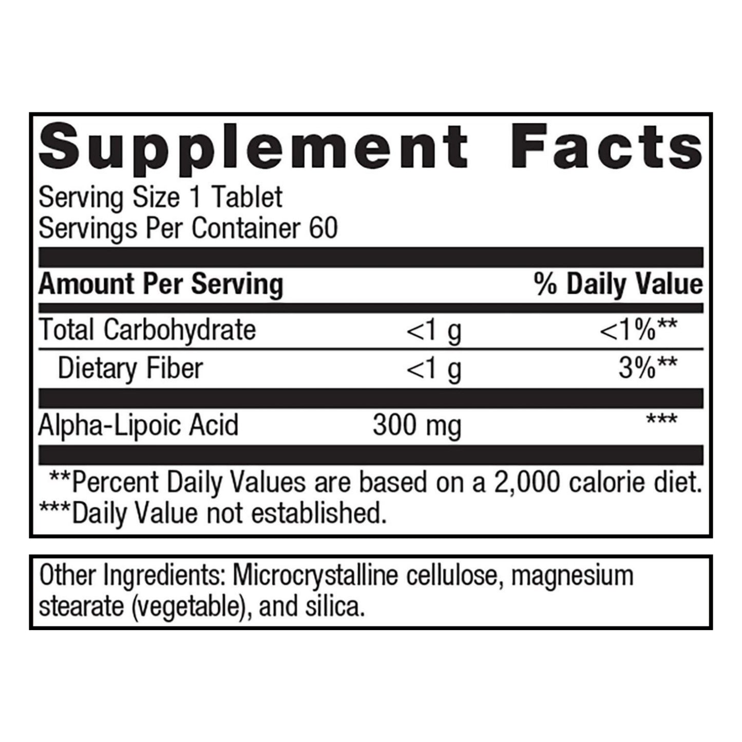 Metagenics Meta Lipoate 300 mg Alpha Lipoic Acid to Help Support a Healthy Metabolism and Tissue Health, ALA - 60 Tablets