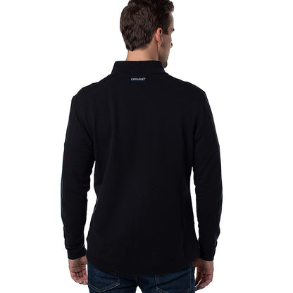 Cariloha Men's Bamboo Jacket - Lightweight Zip Up Sport Jacket - Small - Black