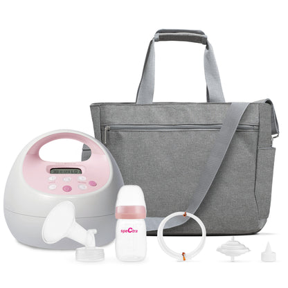 Spectra Baby S2 Plus Premier Electric Breast Pump with Grey Tote Premium Accessory Kit (24 mm (Pack of 1))