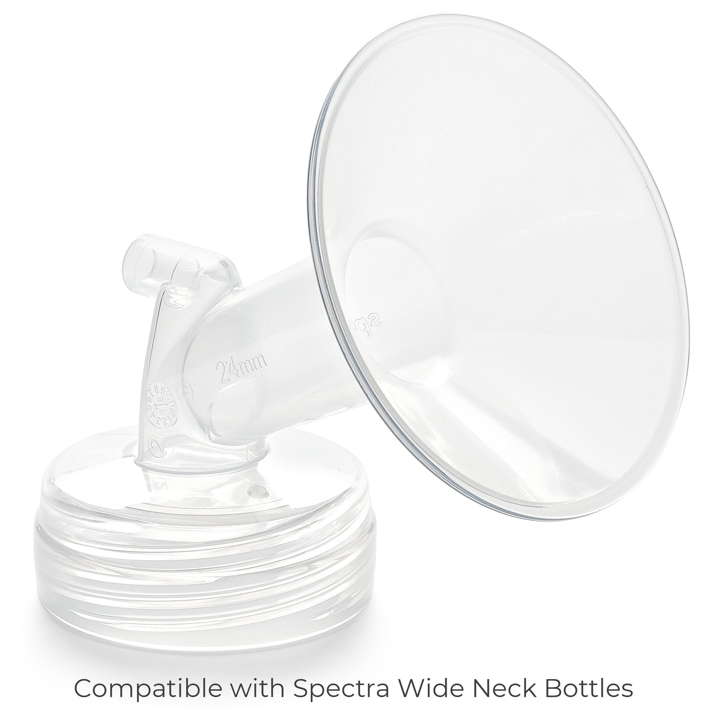 Spectra - Wide Breast Shield Set for Breast Milk Pumps - Medium 24mm