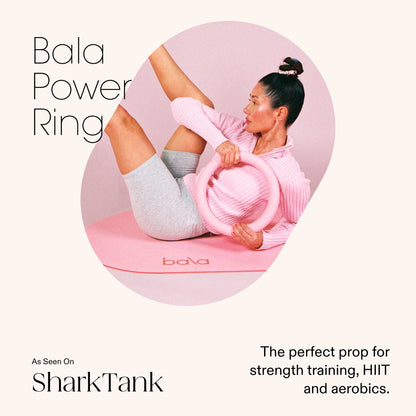 Bala Power Ring| Kettlebell | Yoga, HIIT, Pilates, Barre, Strength Training | Sand (10lb)