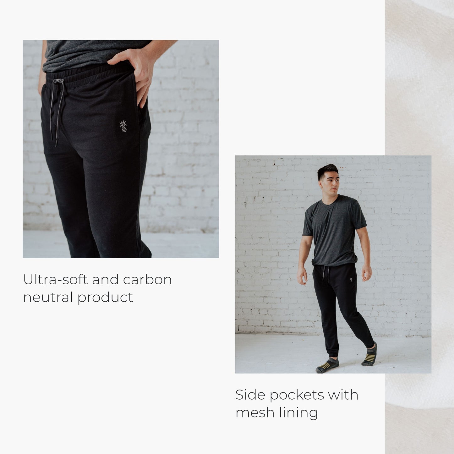 Cariloha - Men's Joggers - Black - L