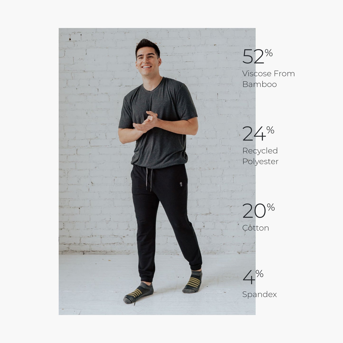 Cariloha - Men's Joggers - Black - L