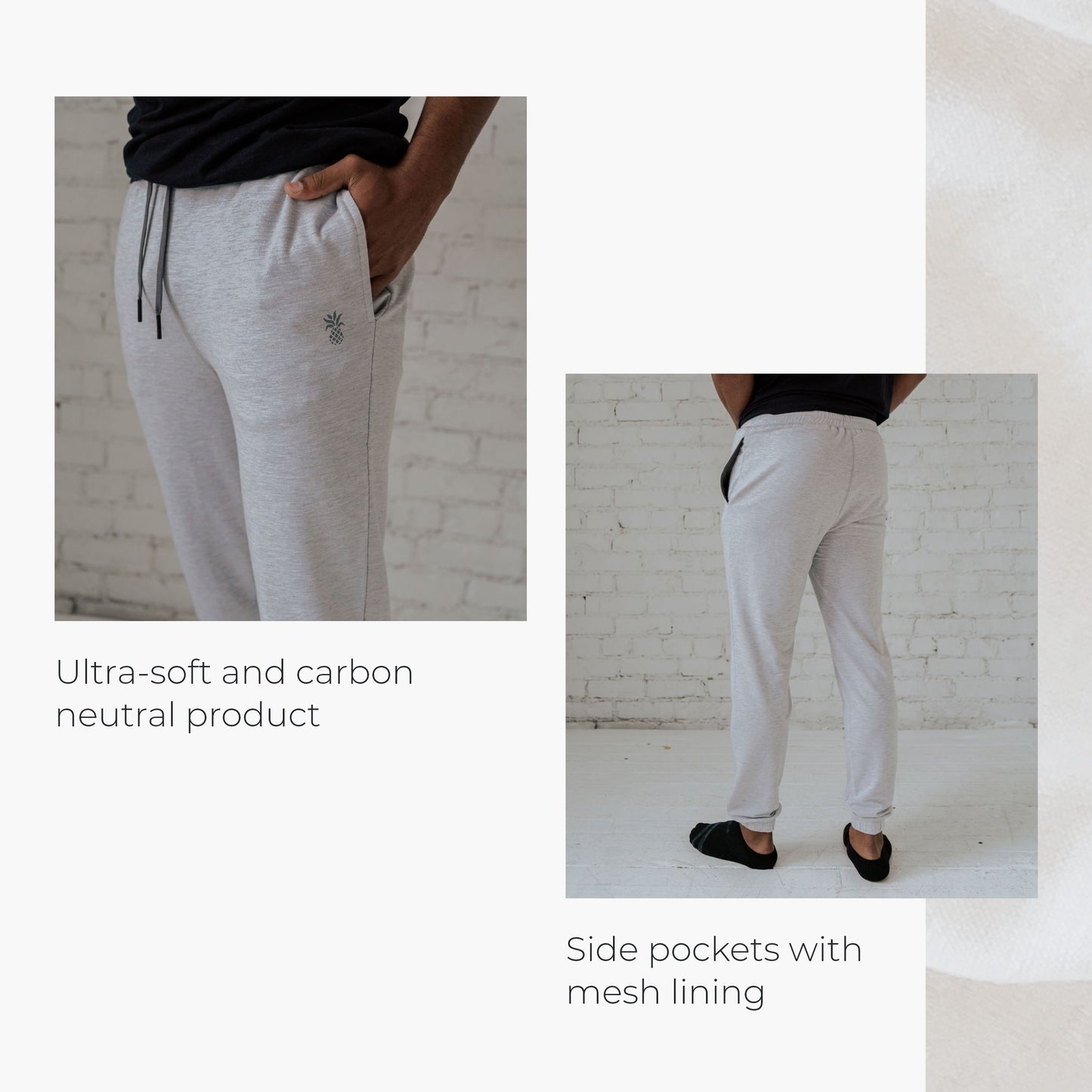 Cariloha - Men's Joggers - Light Heather Gray - M