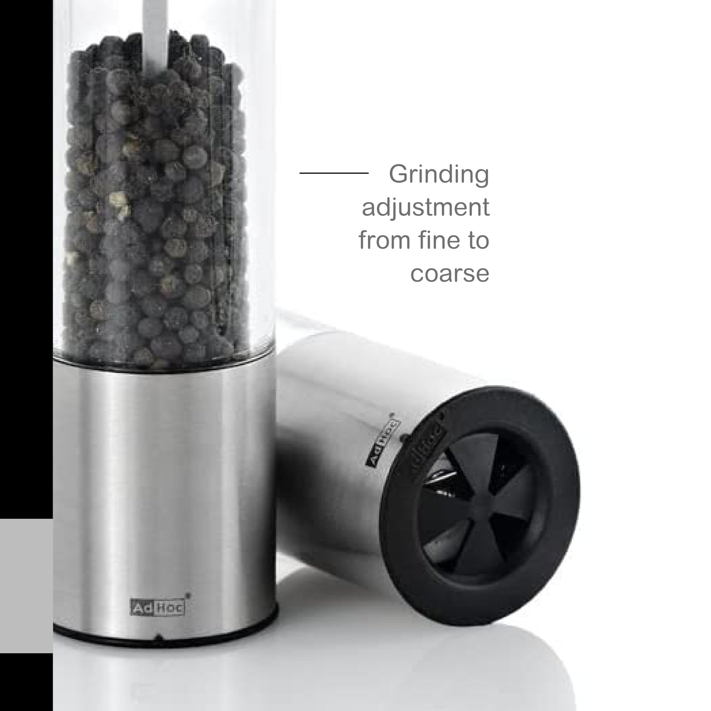 AdHoc Classic Medium Salt or Pepper Mill