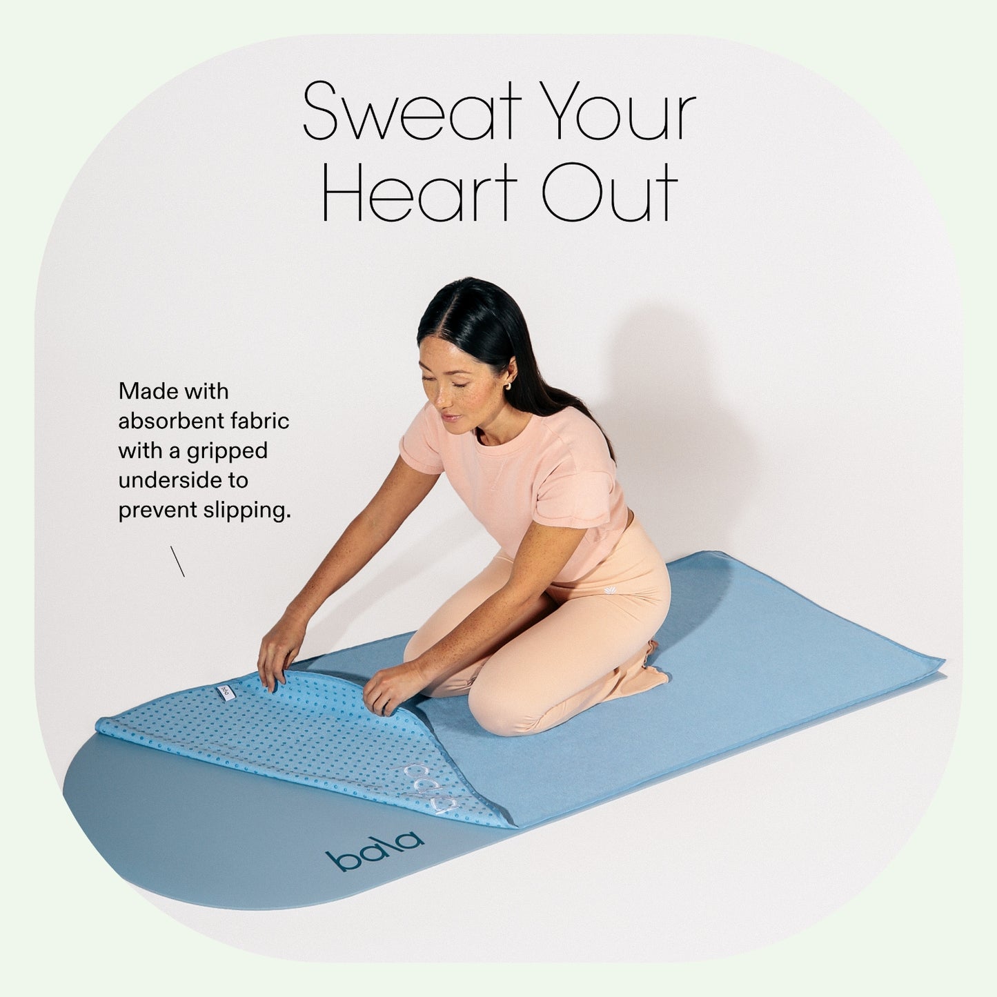 THE PLAY MAT TOWEL - SAGE