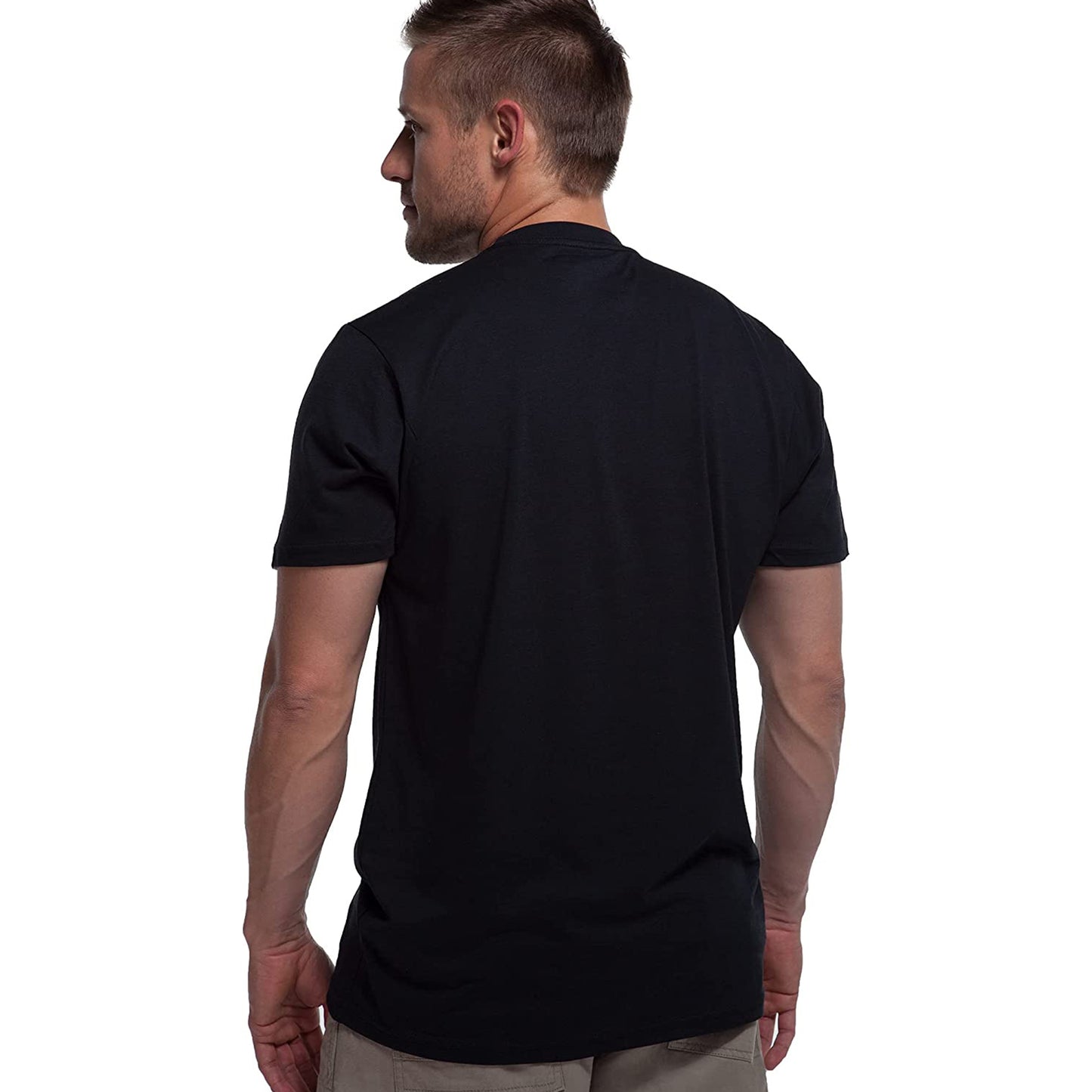 Cariloha Bamboo Crew Tee - Moisture Wicking Bamboo-Viscose Crewneck T Shirt for Men - XXX-Large - Black