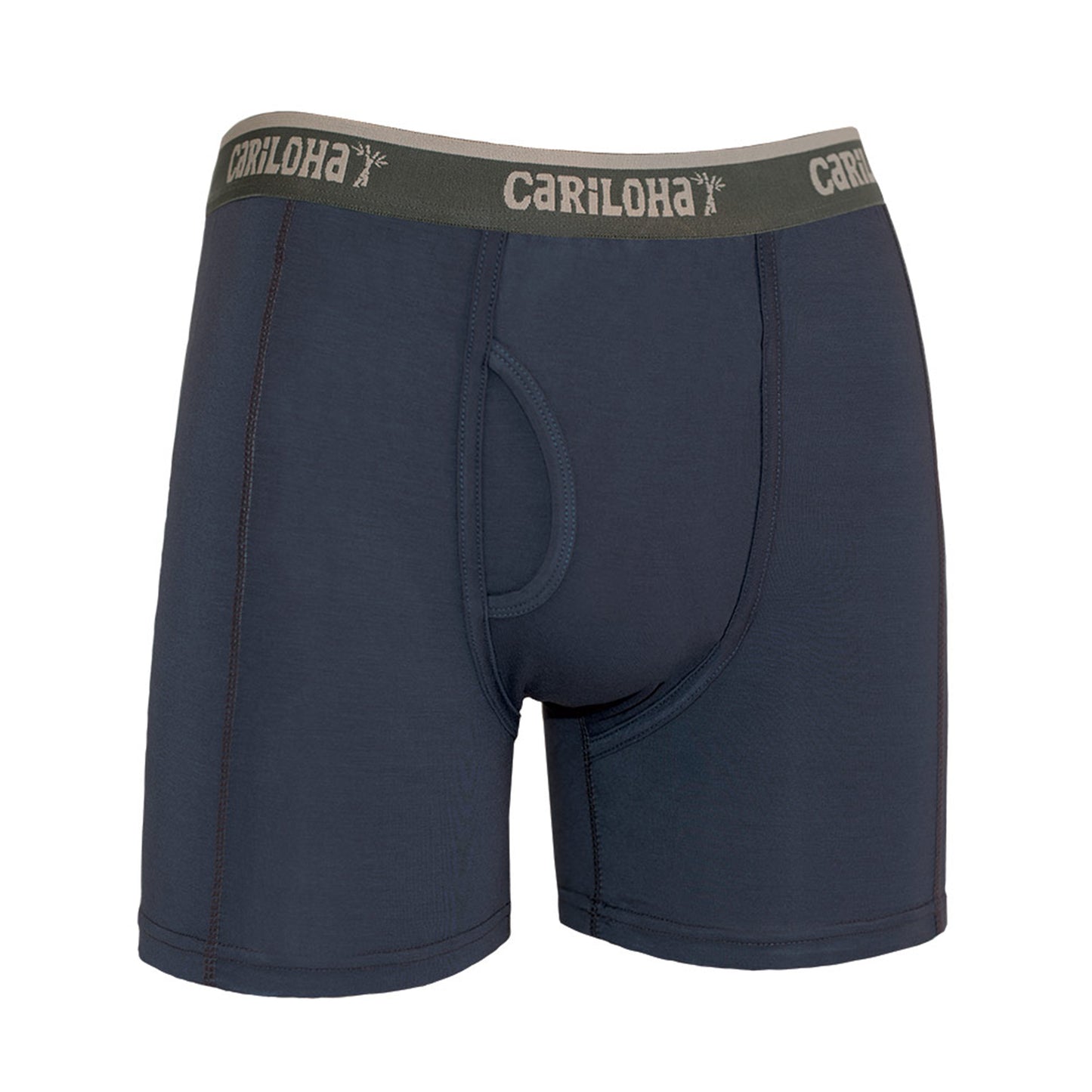 Cariloha Men's Organic Bamboo Underwear Boxer Briefs - Lightweight, Flexible, Eco-friendly and Odor-Resistant - Small - Cobalt Heather