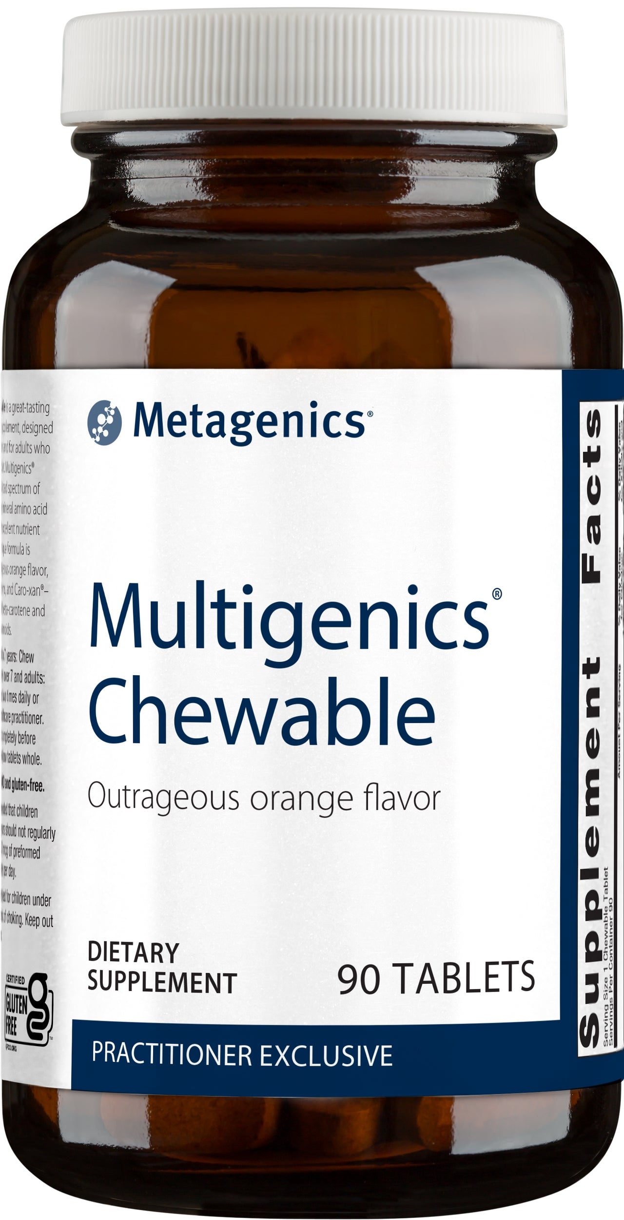 Metagenics Multigenics Chewable ‚Äì Optimum Multiple Vitamin/Mineral Formula Orange-Flavored Chewable ‚Äì 90 Servings