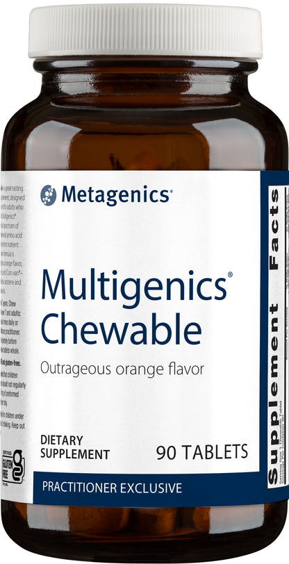 Metagenics Multigenics Chewable ‚Äì Optimum Multiple Vitamin/Mineral Formula Orange-Flavored Chewable ‚Äì 90 Servings