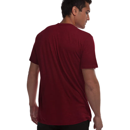 Cariloha Bamboo Comfort Crew Tee - Moisture Wicking Bamboo-Viscose Crewneck T Shirt for Men - XXX-Large - Rockwood Red