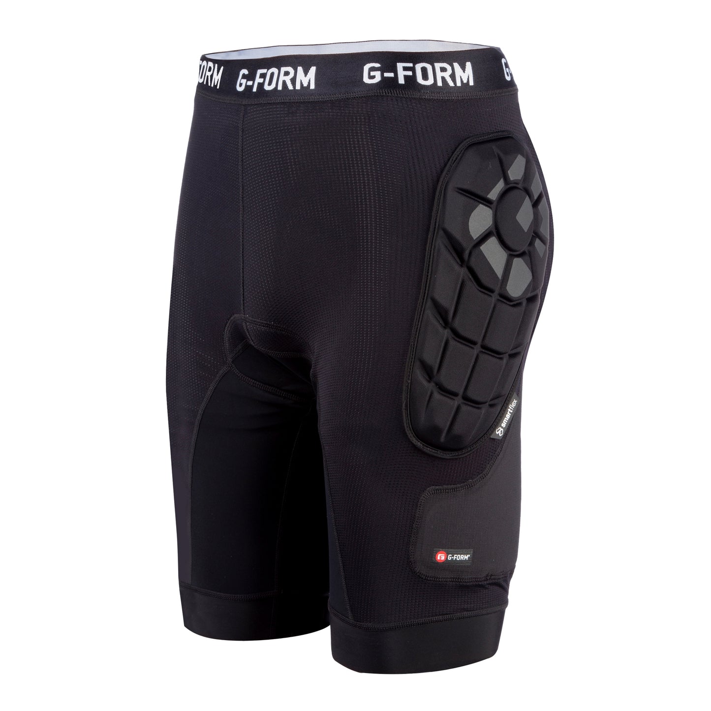 G-Form MX Short with Chamois - Bike Shorts for Men - Protective Athletic Gear for Biking - Black, Adult Medium