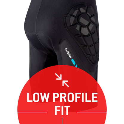G-Form MX Short with Chamois - Bike Shorts for Men - Protective Athletic Gear for Biking - Black, Adult X-Large
