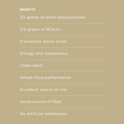 Possible Protein Powder Vanilla Bean - 20 Grams Vegan Plant-Based Protein Mix, Non-GMO, Organic, Non-Dairy - 30-Day Supply