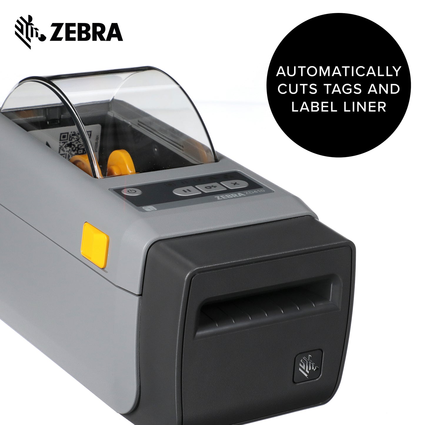 Zebra Cutter Attachment for ZD410 Direct Thermal Desktop Printer Field Installable P1079903-021