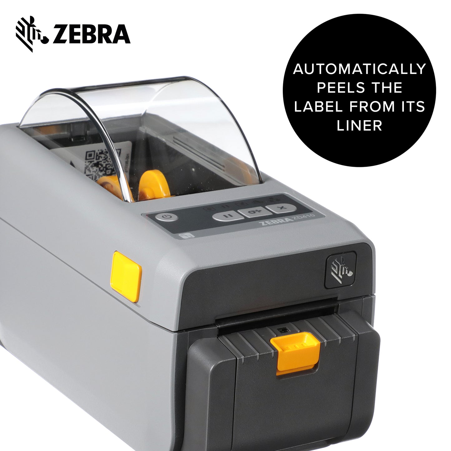 Zebra Peeler Attachment for ZD410 Direct Thermal Desktop Printer Field Installable P1079903-022