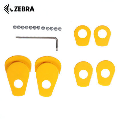 Zebra Media Core Adaptors for 1.5 in 2 in 3 in Diameter Media Cores 3 Sets of 2 P1079903-033