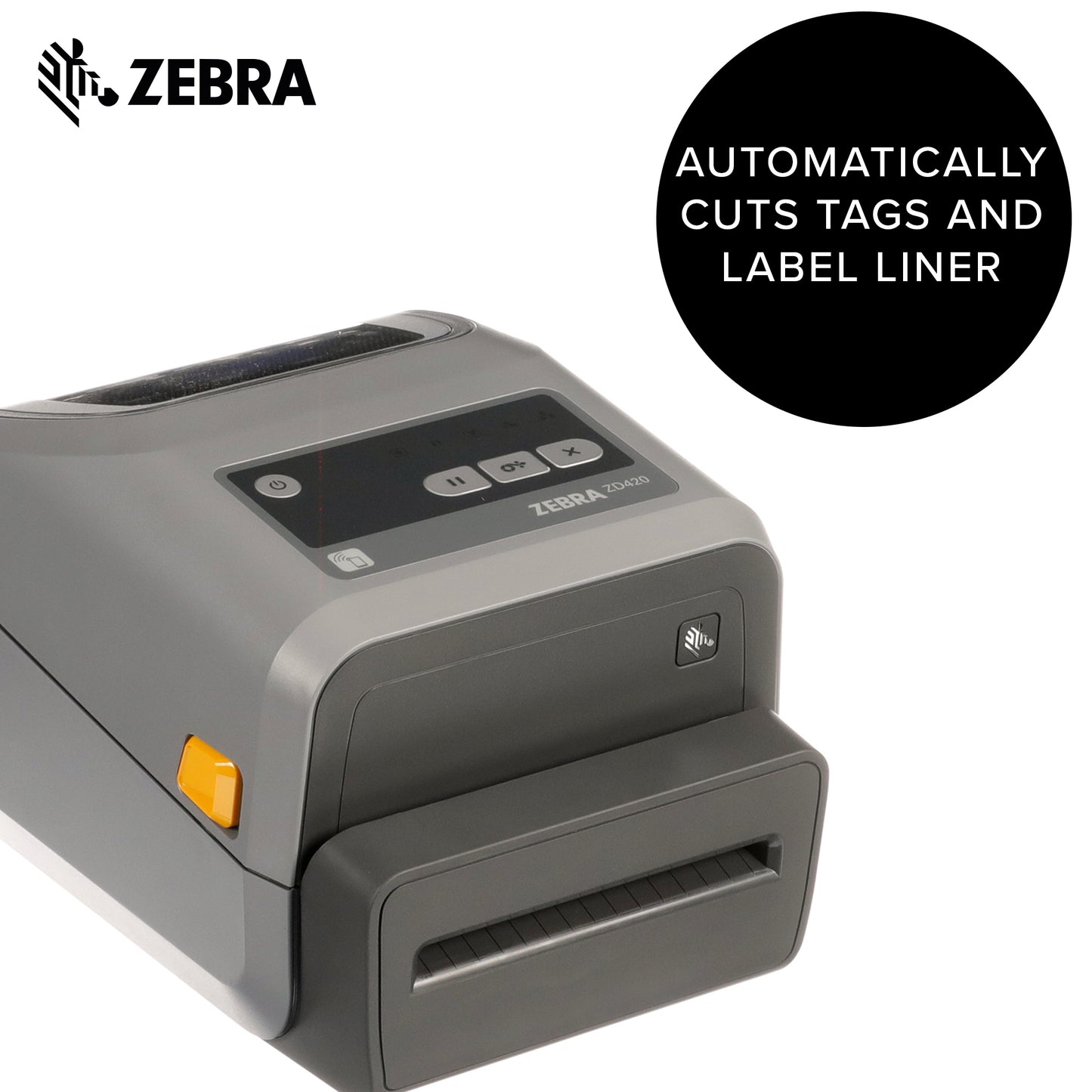 Zebra Cutter Attachment for ZD420t and ZD620t Thermal Transfer Desktop Printers Field Installable P1080383-228