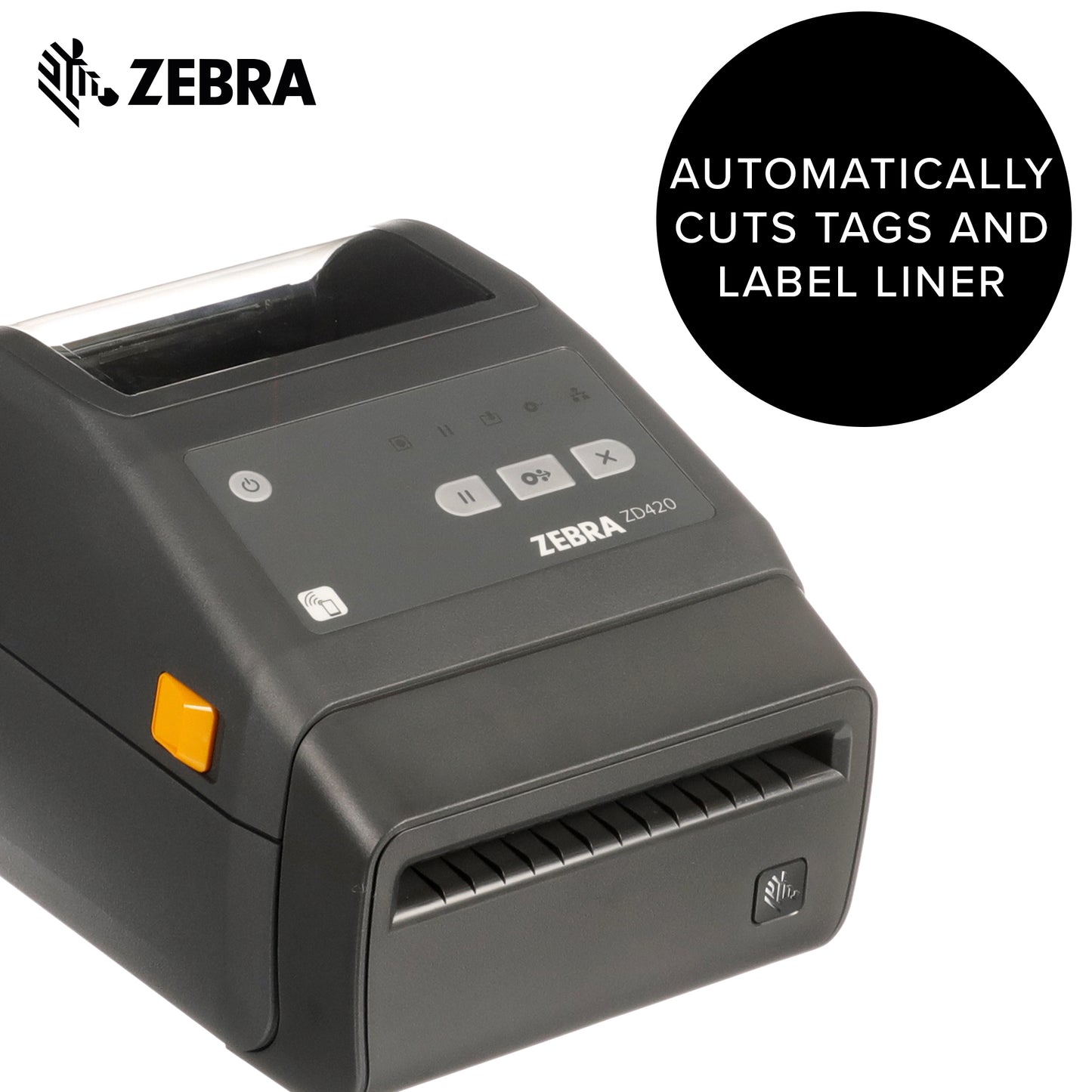 Zebra Cutter Attachment for ZD420d and ZD620d Direct Thermal Desktop Printers Field Installable P1080383-417