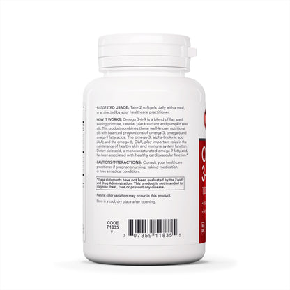 Protocol for Life Balance - Omega 3-6-9 1,000 mg - 100 Softgels