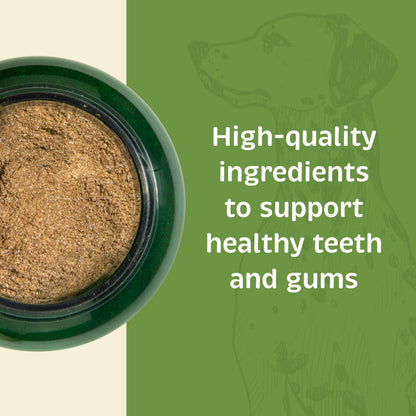 Spirited Paw Dental for Cats and Dogs - supports Teeth & Gums, Supports Fresh Breath, Plaque & tartar control, Minerals Calcium, Phosphorus, Maganese, Powder 165g
