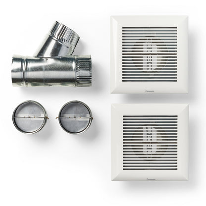 Panasonic PC-NLF04D WhisperLine Installation Kit, Double Inlet Kit for 4 Ducts