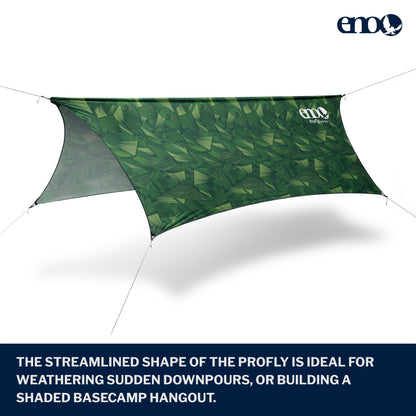 ENO, Eagles Nest Outfitters ProFly Ultralight Hammock Rain Fly Tarp, Green
