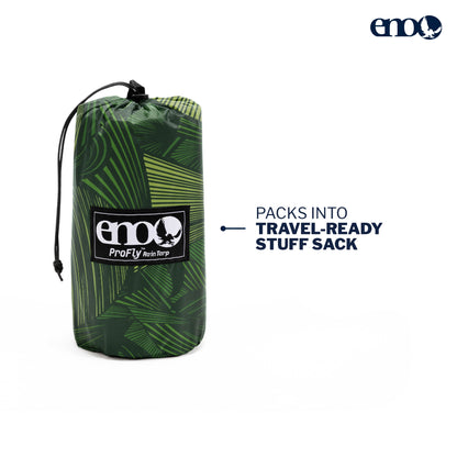 ENO, Eagles Nest Outfitters ProFly Ultralight Hammock Rain Fly Tarp, Green