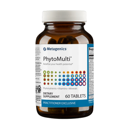 Metagenics PhytoMulti Without Iron - Daily Multivitamin Supplement with Phytonutrients, Vitamins and Minerals for Multidimensional Health Support - 60 Tablets, 30 Day Supply